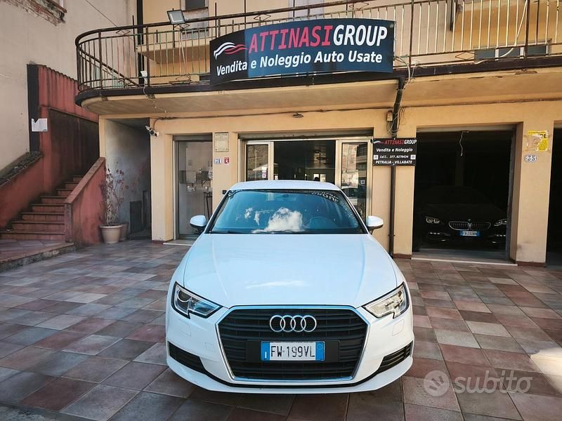 Usata Audi A3 115 CV (84 kW) 2019 Bianco Berlina