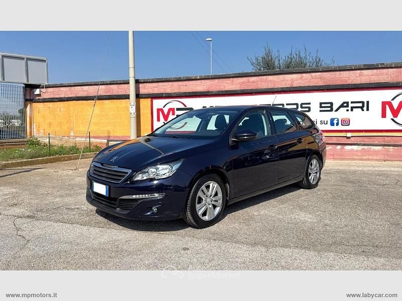 Usata Peugeot 308 SW Business-Line 116 CV (85 kW) 2015 Blu Station wagon