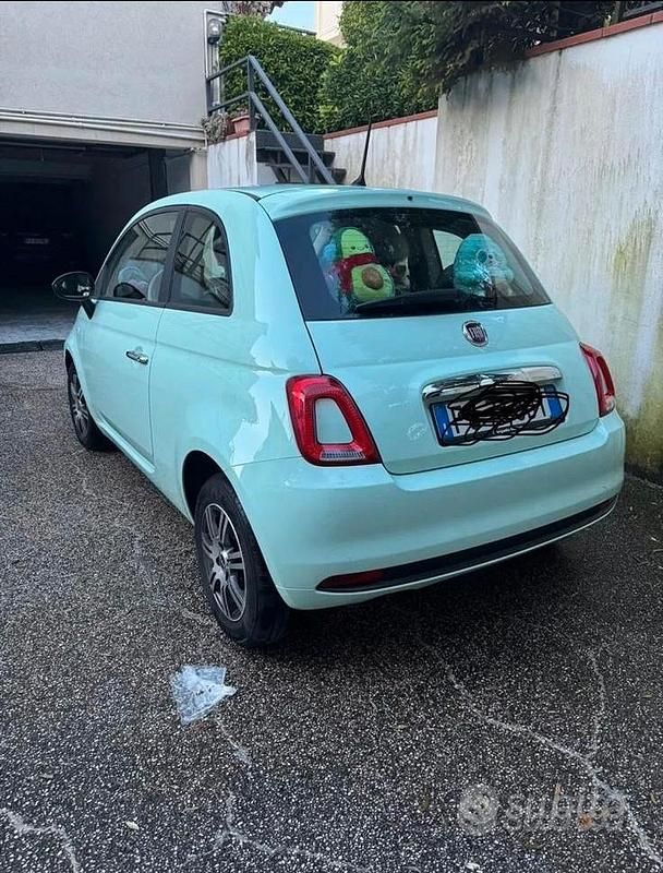 Usata Fiat 500 70 CV (51 kW) 2018 Verde Utilitaria