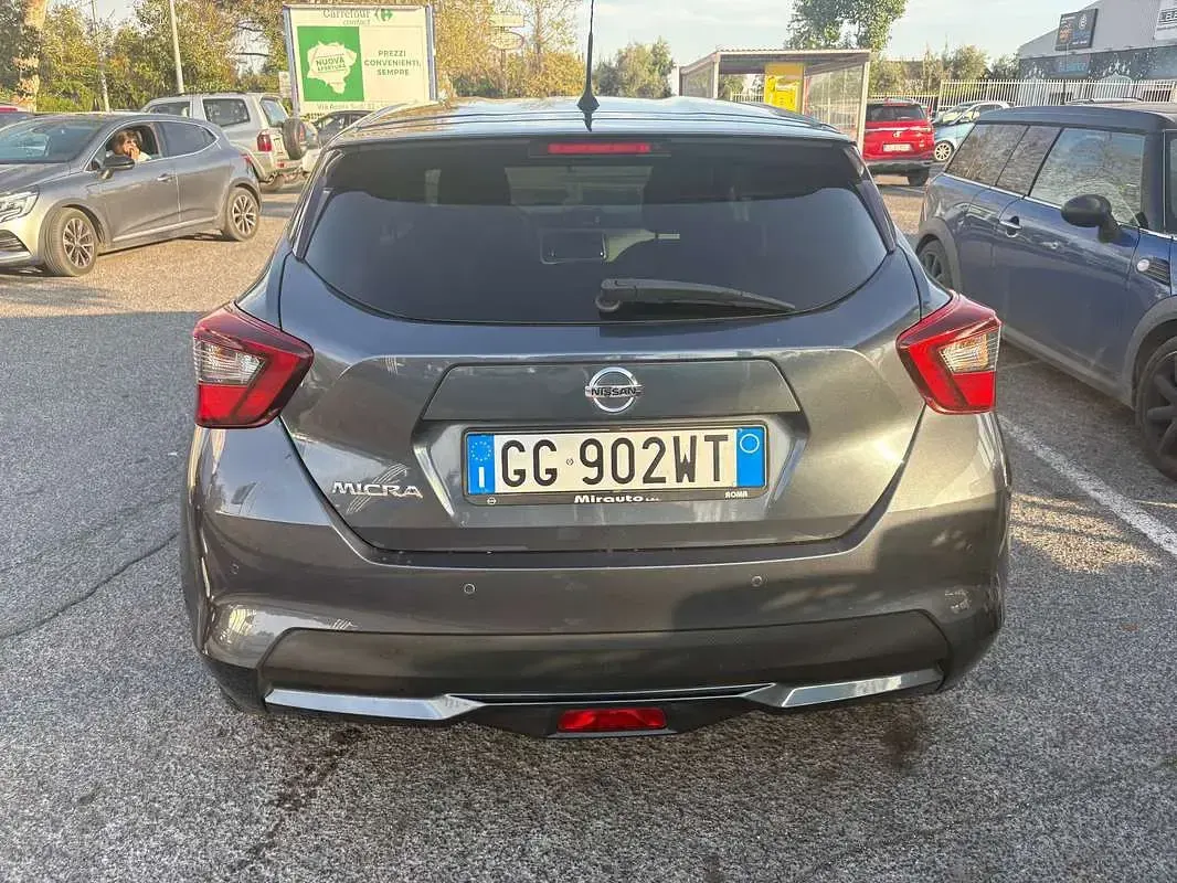 Usata Nissan Micra Acenta 90 CV (66 kW) 2019 Grigio Utilitaria