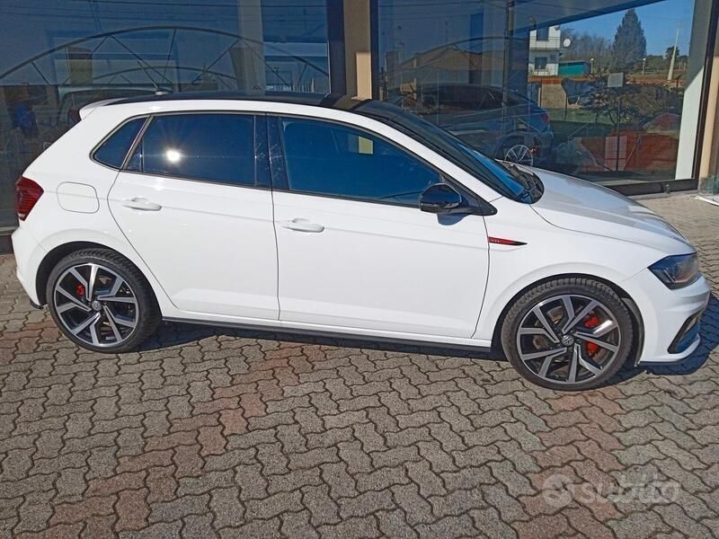 Usata VW Polo GTI 199 CV (146 kW) 2019 Bianco Berlina