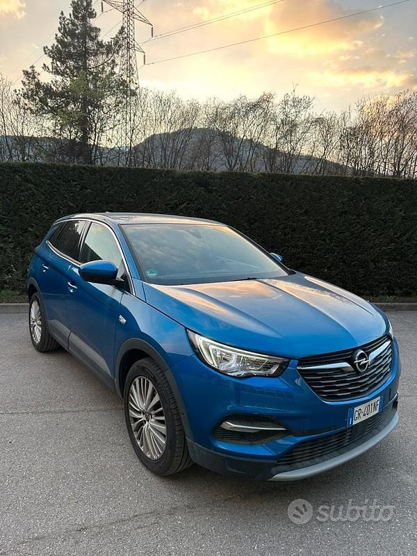 Usata Opel Grandland X 131 CV (96 kW) 2017 Blu SUV