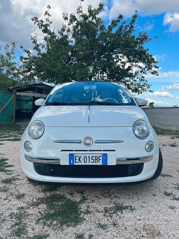 Usata Fiat 500 95 CV (69 kW) 2011 Bianco Utilitaria