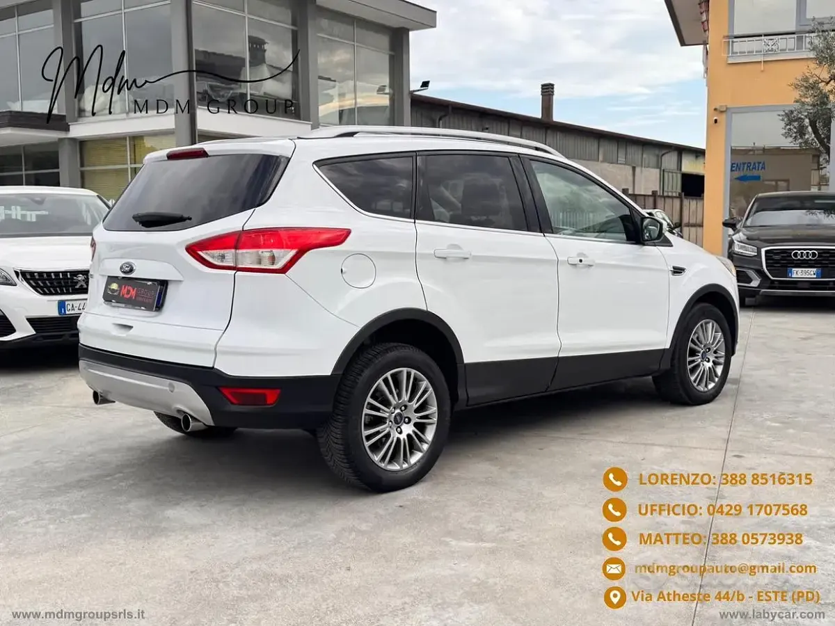 Usata Ford Kuga Titanium 163 CV (119 kW) 2014 Bianco SUV