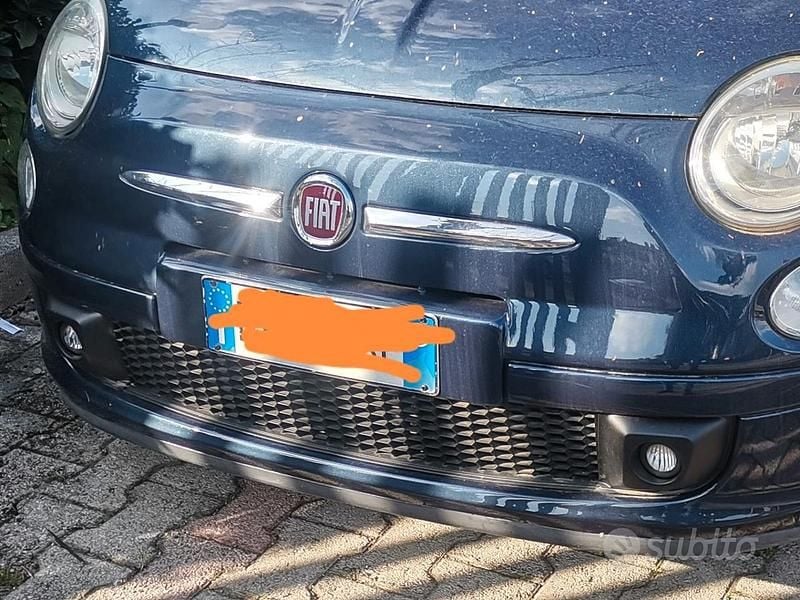 Usata Fiat 500 69 CV (50 kW) 2009 Blu Cabrio