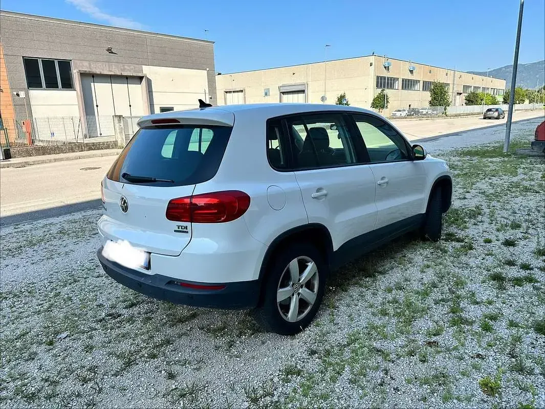 Usata VW Tiguan Trendline 110 CV (80 kW) 2011 Bianco SUV