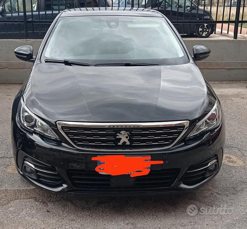 Usata Peugeot 308 Allure 131 CV (96 kW) 2019 Nero Berlina