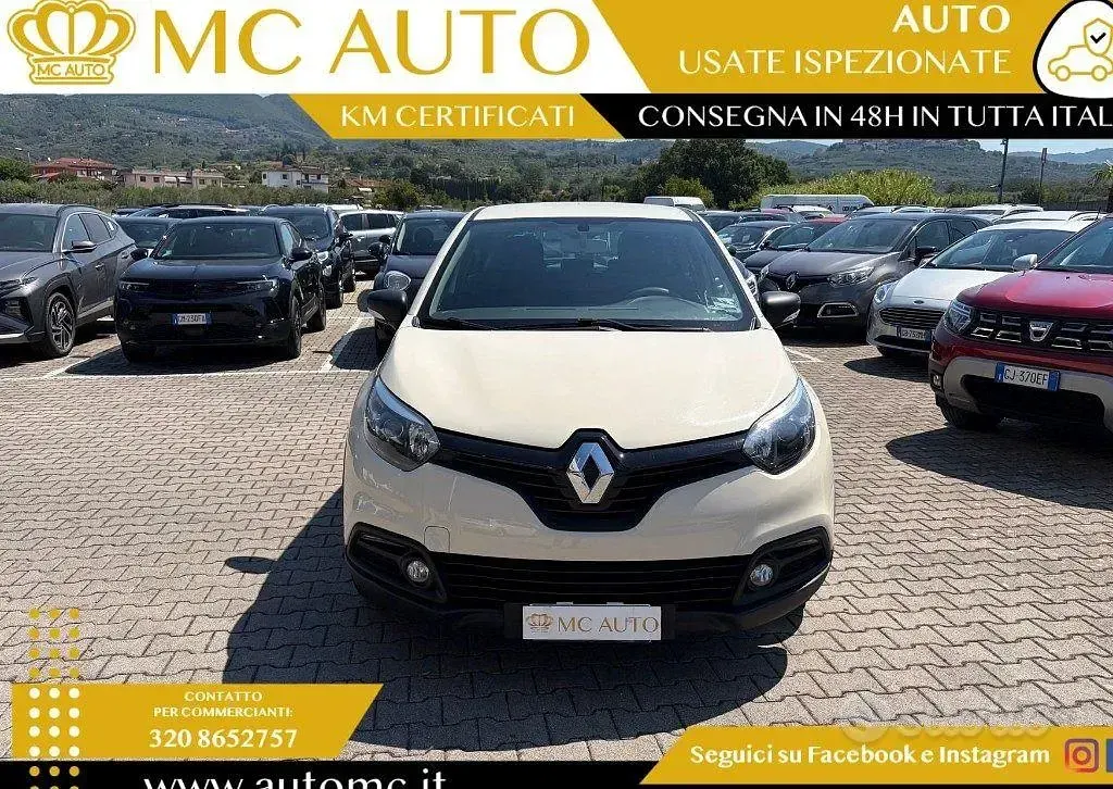 Usata Renault Captur 90 CV (66 kW) 2014 Beige SUV