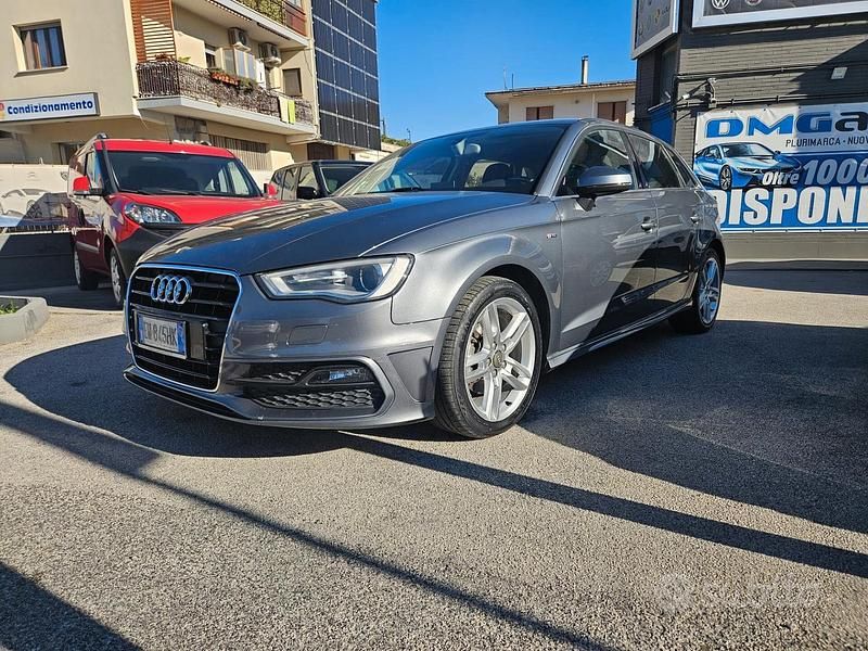 Grigio Usata 2014 Audi A3 Ambition Tre volumi | 11.500 € (Molto cara) - Immagine 1/4