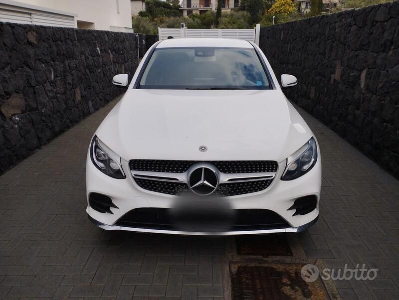 Usata Mercedes GLC250 Premium 204 CV (150 kW) 2018 Bianco Coupé