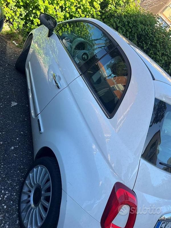 Usata Fiat 500 95 CV (69 kW) 2017 Bianco Cabrio