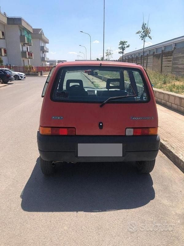 Usata Fiat 500 39 CV (28 kW) 1996 Rosso Berlina