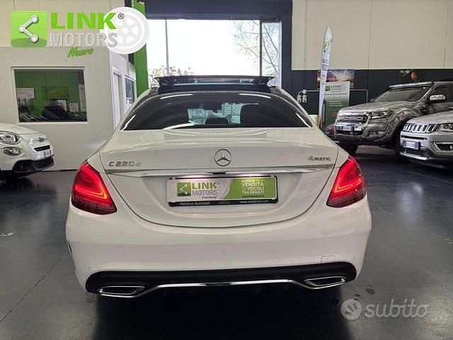 Usata Mercedes C220 Premium 194 CV (142 kW) 2019 Bianco Berlina