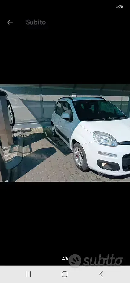 Usata Fiat Panda 69 CV (50 kW) 2013 Bianco Utilitaria