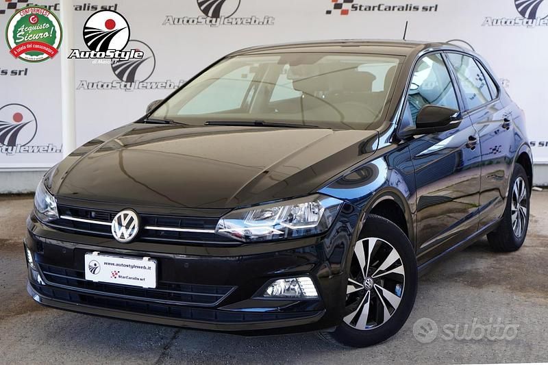 Usata VW Polo Comfortline 80 CV (58 kW) 2018 Nero Utilitaria