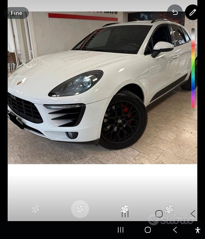 Usata Porsche Macan 250 CV (183 kW) 2015 Bianco SUV
