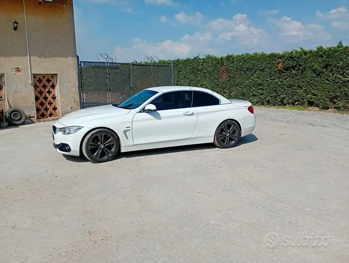 Usata BMW 430 Cabriolet 2014 Bianco Cabrio