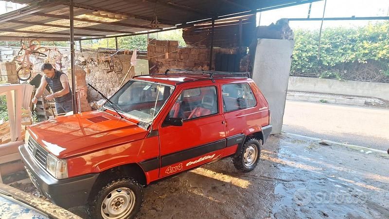 Usata Fiat Panda 4x4 1988 Rosso Utilitaria