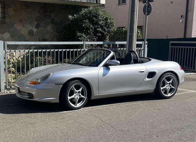 Usata Porsche Boxster 204 CV (150 kW) 1999 Argento Cabrio