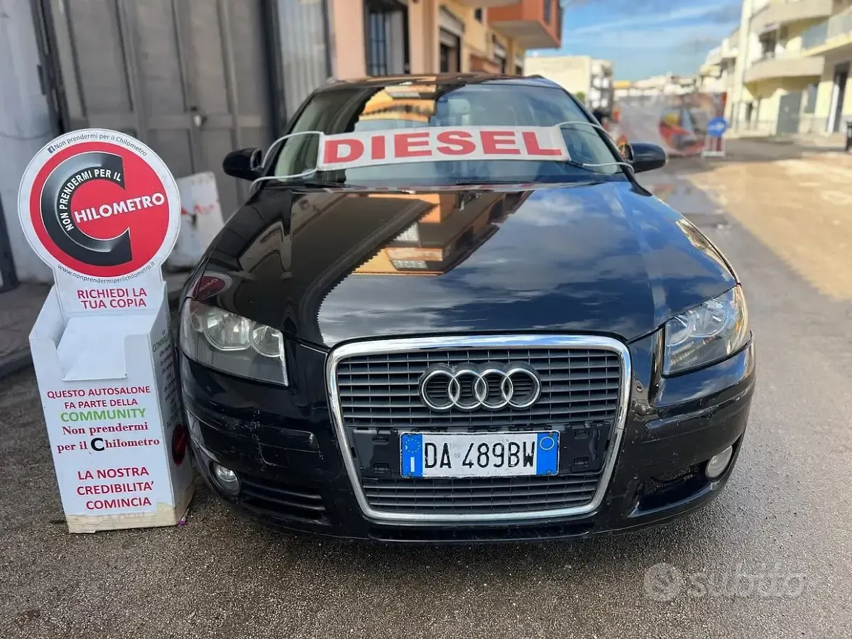 Usata Audi A3 140 CV (102 kW) 2007 Nero Utilitaria
