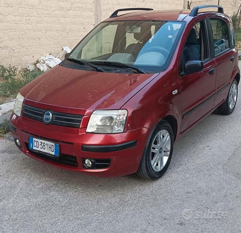 Usata Fiat Panda 2003 Rosso Utilitaria