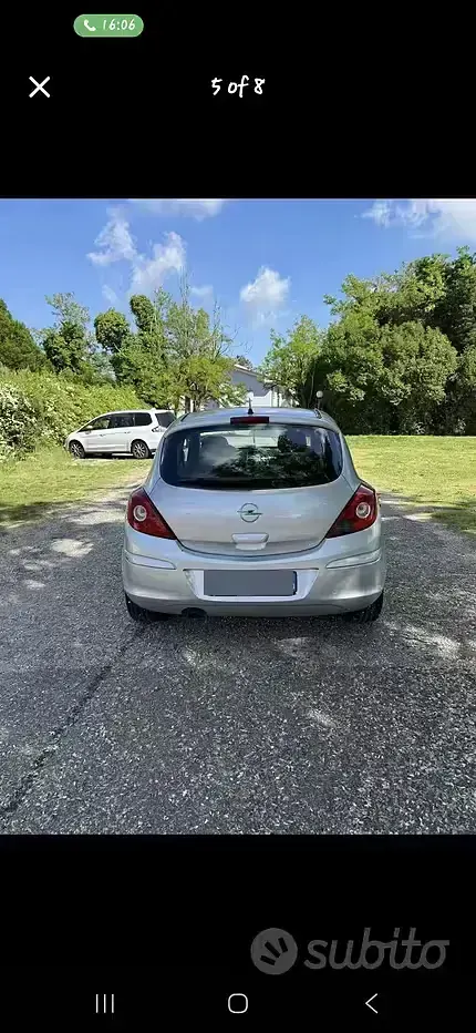 Usata Opel Corsa 80 CV (58 kW) 2007 Grigio Utilitaria