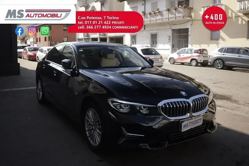 Usata BMW 330e Luxury Line 184 CV (135 kW) 2022 Nero Berlina