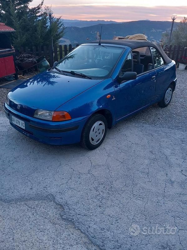 Usata Fiat Punto 1995 Blu Cabrio