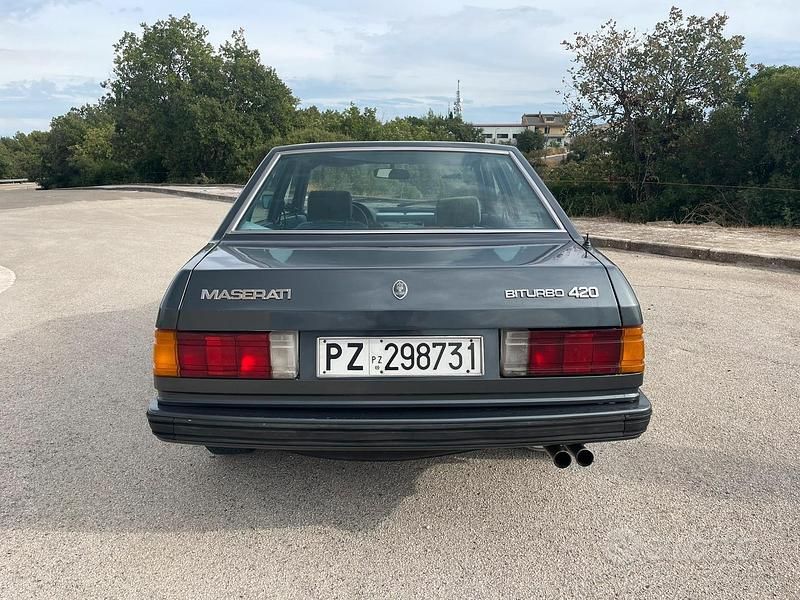 Usata Maserati Biturbo 184 CV (135 kW) 1985 Grigio Berlina