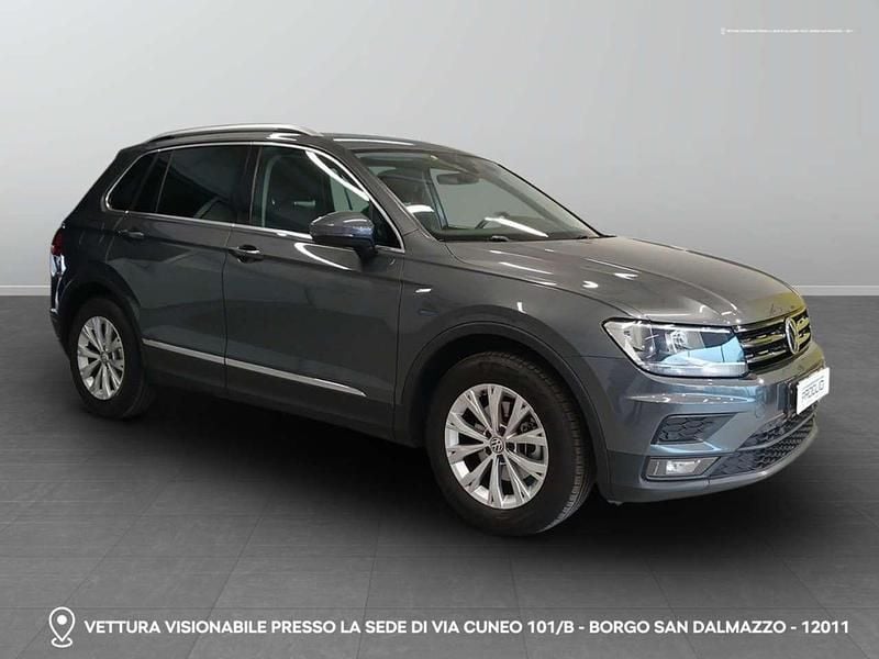 Usata VW Tiguan Business 150 CV (110 kW) 2019 9h grigio cenere metallizzato SUV