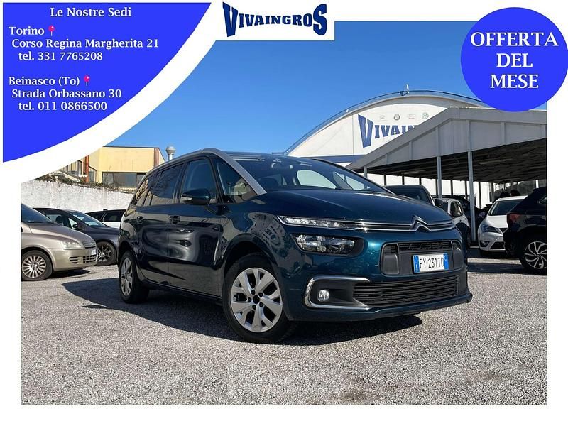 Usata Citroën C4 SpaceTourer Business Class 131 CV (96 kW) 2019 Blu/azzurro Monovolume