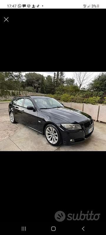 Begagnad BMW 318 143 HK (105 kW) 2008 Svart Kombi