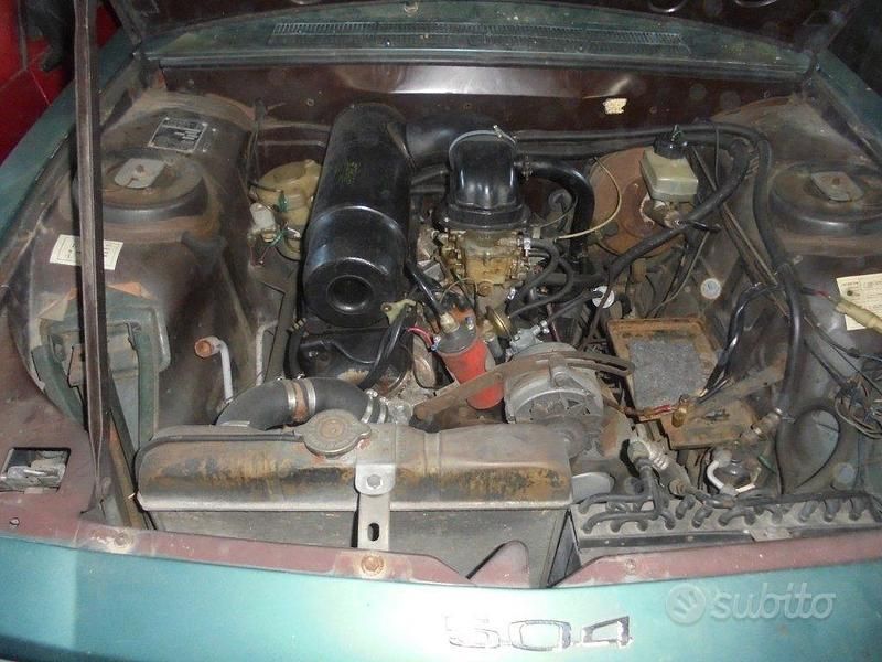 Usata Peugeot 504 1970 Verde Berlina