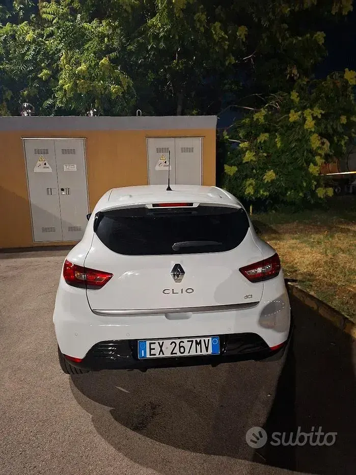 Usata Renault Clio IV 75 CV (55 kW) 2014 Bianco Berlina