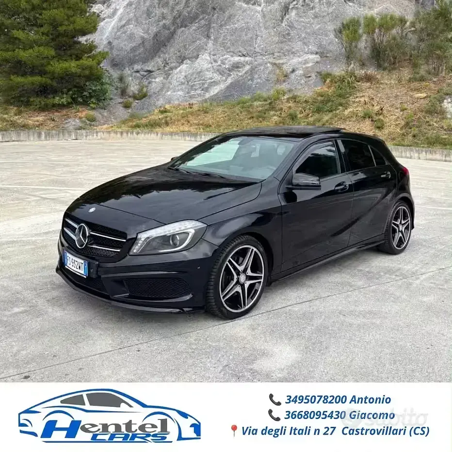 Usata Mercedes A200 AMG 136 CV (100 kW) 2015 Nero Utilitaria