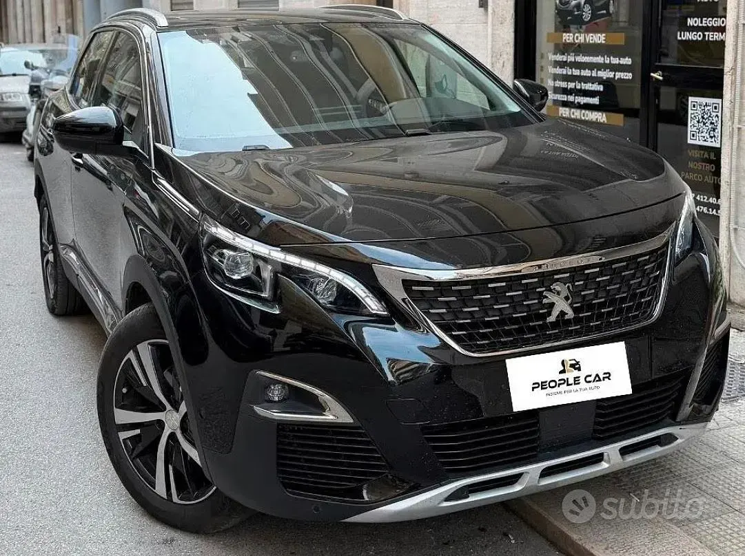 Usata Peugeot 3008 131 CV (96 kW) 2018 Nero SUV