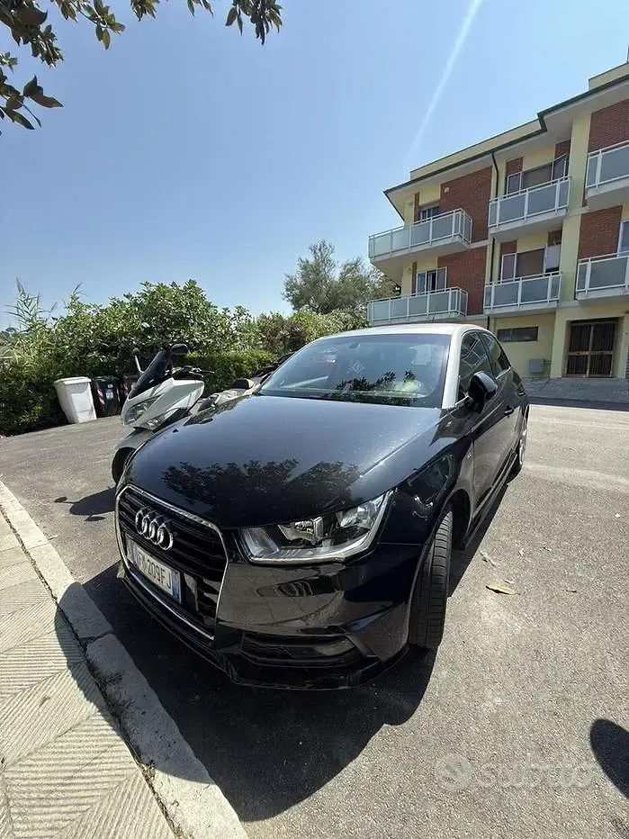 Usata Audi A1 S-Line 90 CV (66 kW) 2017 Nero Utilitaria