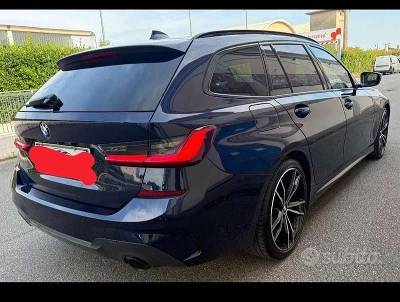 Usata BMW 330 M Sport 265 CV (194 kW) 2020 Blu/azzurro Station wagon