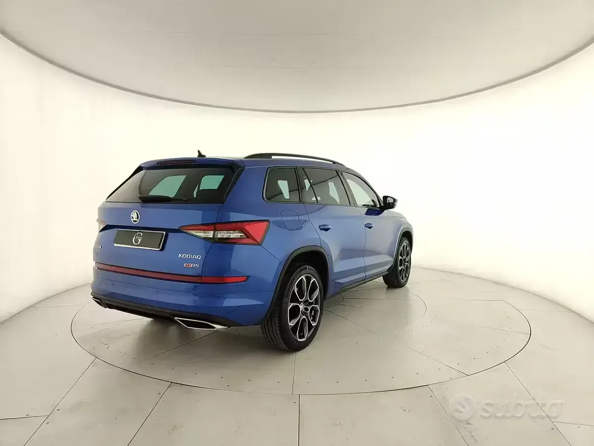 Usata Skoda Kodiaq RS 239 CV (175 kW) 2019 Blu elettrico SUV