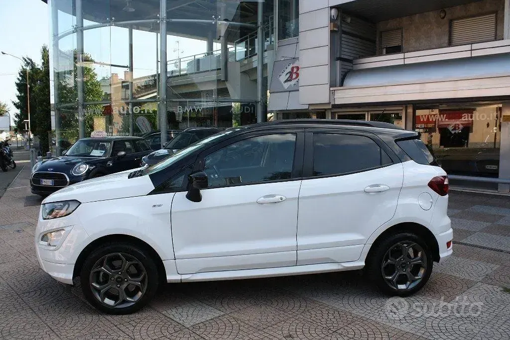 Usata Ford Ecosport ST-Line 99 CV (72 kW) 2018 Bianco SUV