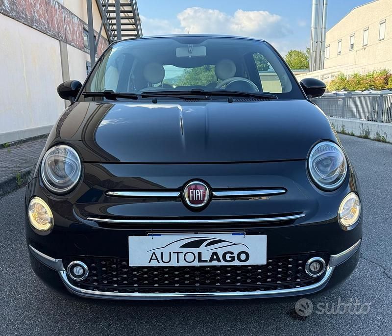 Usata Fiat 500 Lounge 85 CV (62 kW) 2018 Nero Berlina