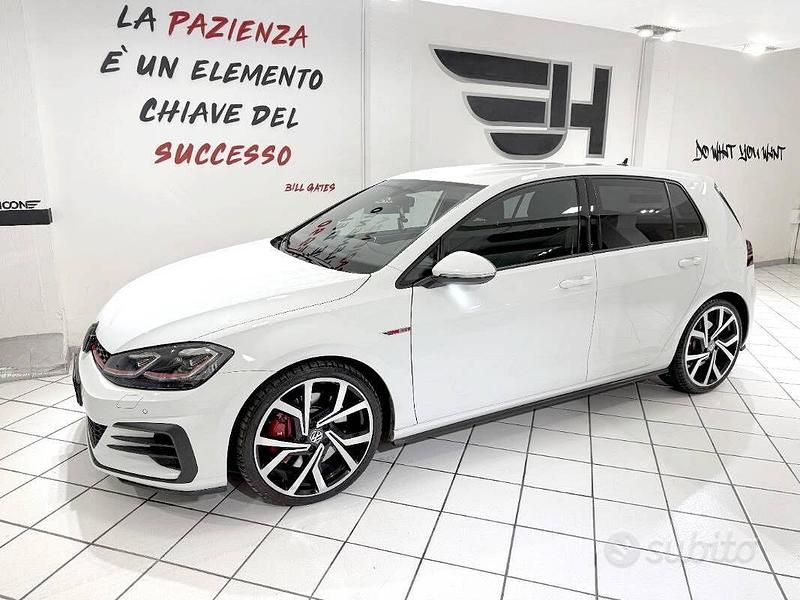 Usata VW Golf VII GTI 245 CV (180 kW) 2019 Bianco Berlina