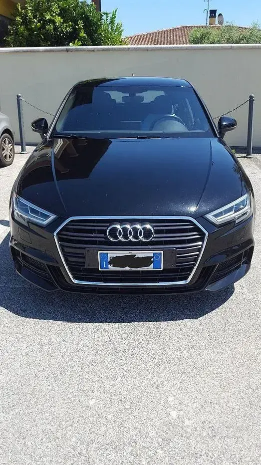 Usata Audi A3 S-Line 150 CV (110 kW) 2017 Nero Berlina