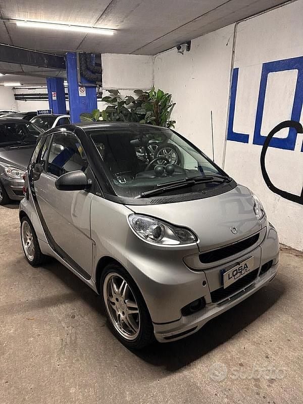 Usata Smart ForTwo Cabrio Brabus 71 CV (52 kW) 2009 Grigio Cabrio
