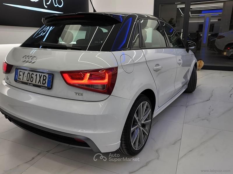 Usata Audi A1 S-Line 90 CV (66 kW) 2015 Bianco Utilitaria