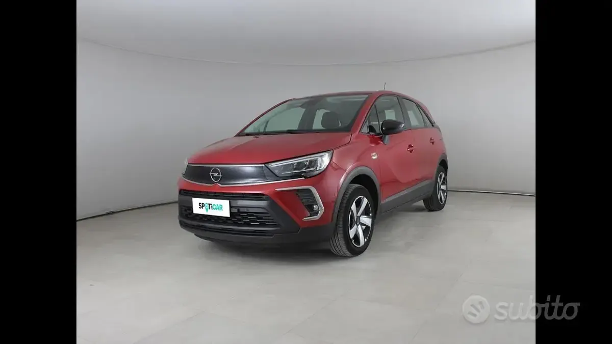 Usata Opel Crossland Edition 110 CV (80 kW) 2021 Rosso SUV