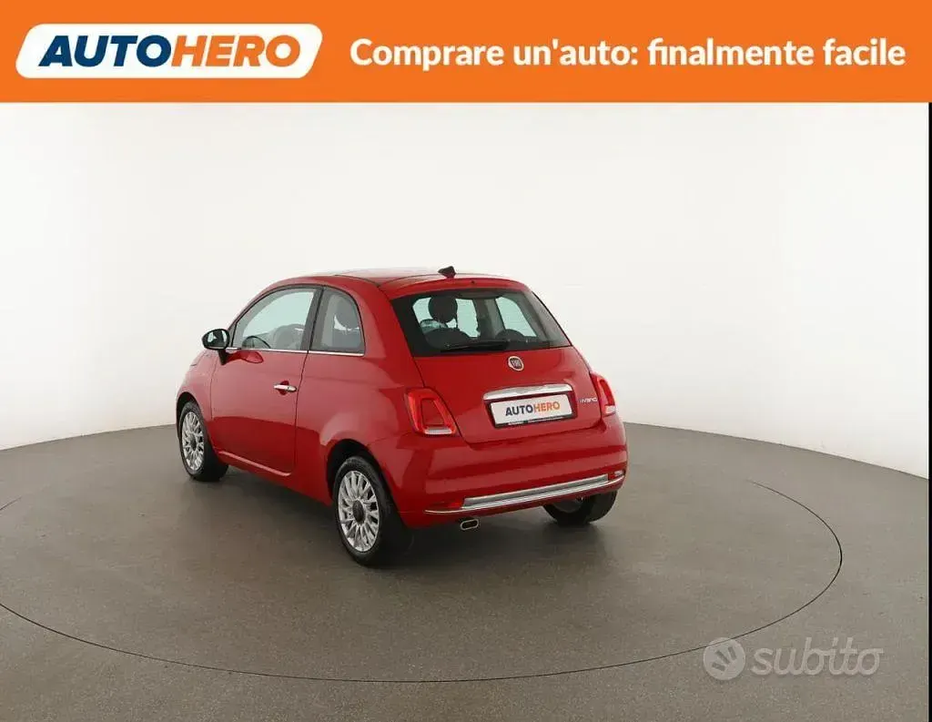 Usata Fiat 500 69 CV (50 kW) 2021 Rosso Utilitaria