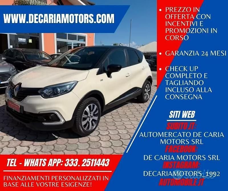Usata Renault Captur 110 CV (80 kW) 2018 Beige SUV
