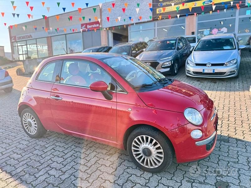 Usata Fiat 500 74 CV (54 kW) 2008 Rosso Berlina