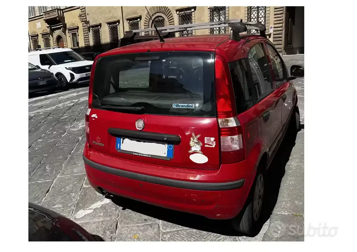 Usata Fiat Panda 69 CV (50 kW) 2012 Rosso Utilitaria